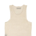 Amiri Boyfriend Crochet Tank Top - White