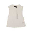 Amiri Ribbed Crop Muscle Jersey Tank - Black