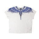 Marcelo Burlon Sharp Wings Squared Tee - White/Blue