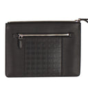 FIRENZE GAMMA EMBOSSED LEATHER POUCH