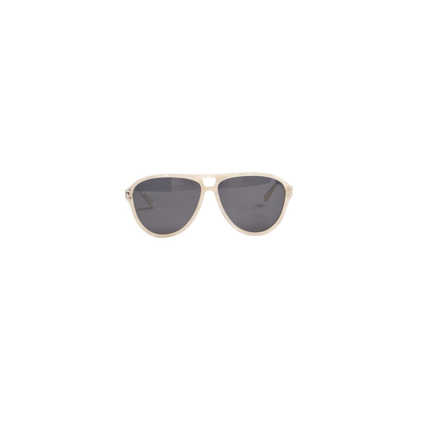 Amiri Aviator Logo Sunglasses - White