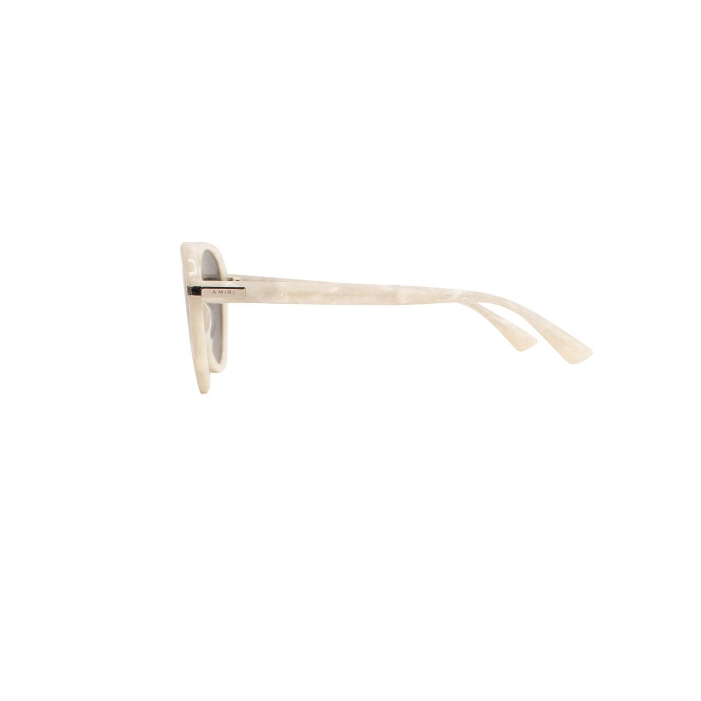 Amiri Aviator Logo Sunglasses - White