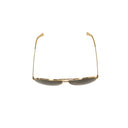 Gold And Green Metal Frame Sunglasses