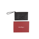 EMBOSSED GANCINI EMBLEM POUCH