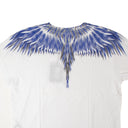 Marcelo Burlon Sharp Wings Squared Tee - White/Blue