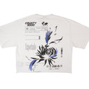 Marcelo Burlon Flower Shipping Over Tee - White