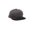 Grey Plaid Contrasting Baseball Cap
