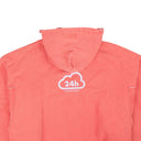 Red Online Cut-Up Zip-Up Hoodie