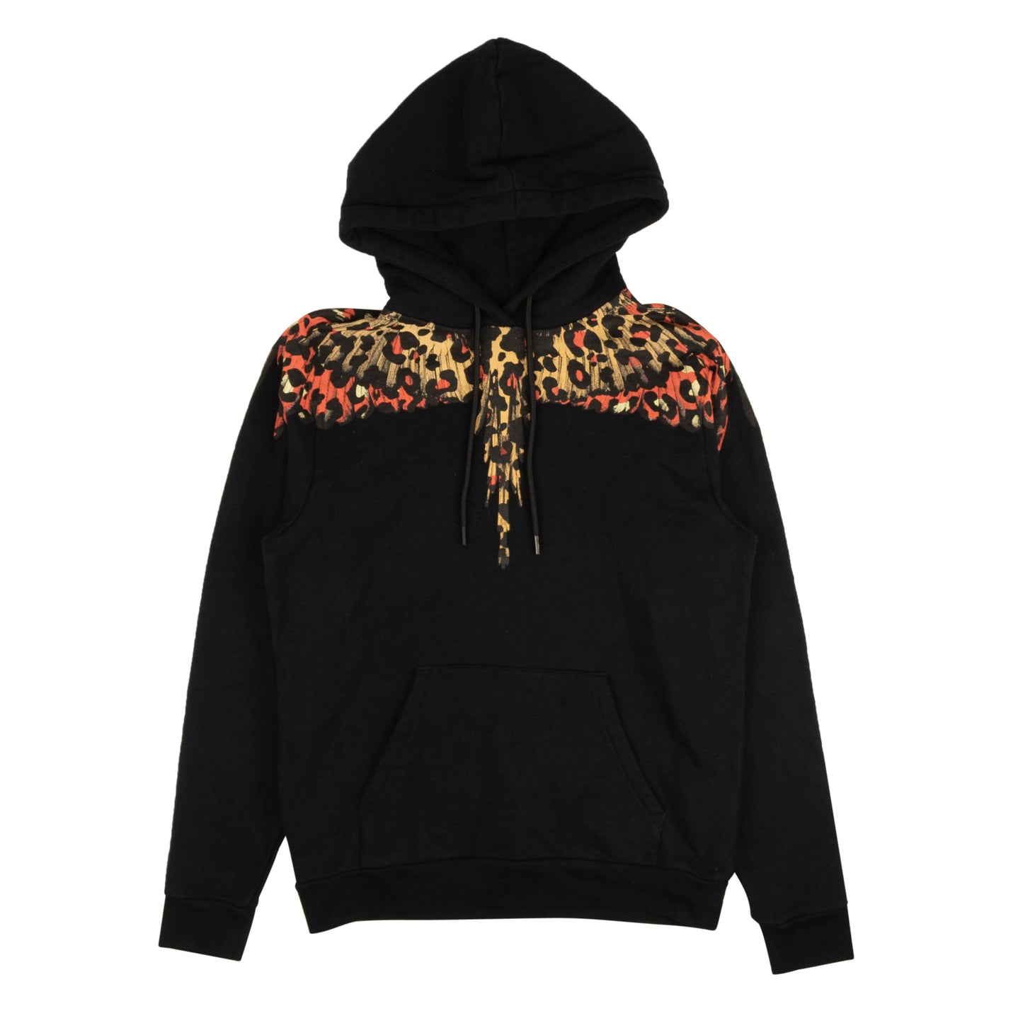 Marcelo Burlon Leopard Wings Hoodie - Black