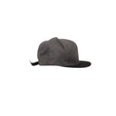 Grey Plaid Contrasting Baseball Cap