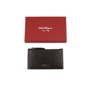 Black Pebble Leather Card Holder