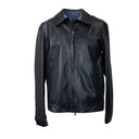 Blue & Black Front Zip-UP Revervisible Jacket