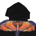 Marcelo Burlon Pink Wings Hoodie - Black