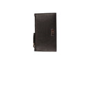 Black Pebble Leather Card Holder
