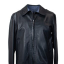 Blue & Black Front Zip-UP Revervisible Jacket