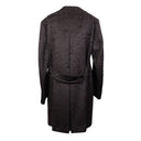 Isaia Shearling Texture With Back Vent - Brown