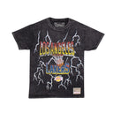 Mitchell & Ness Nba Vintage Lightening Lakers Tee - Black