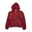 Opening Ceremony Velour Wrap Track Jacket - Burgundy