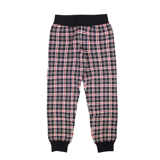 Opening Ceremony Plaid Knit Jogger - Navy