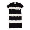 Opening Ceremony Tie Dye Mini Box Logo Tshirt Dress - Black Ivory