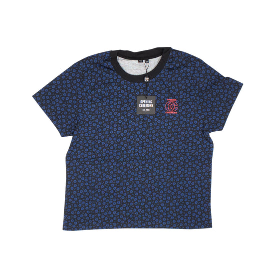Opening Ceremony Fem Fit Printed Tee - Blue