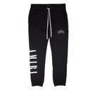 BLACK AMIRI VERTICAL LOGO SWEATPANTS