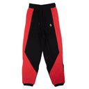 Black/Red Block Color Sweatpants 2