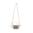 Off-White C/O Virgil Abloh Diagonal Baby Flap Bag - White