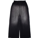 Black Washed Effect Sweatpants