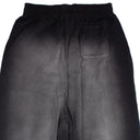 Black Washed Effect Sweatpants