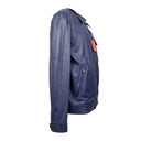 Isaia Flight Ziipper Down With Side Zipper Pockets Amd Cargo Snap Pocket - Navy