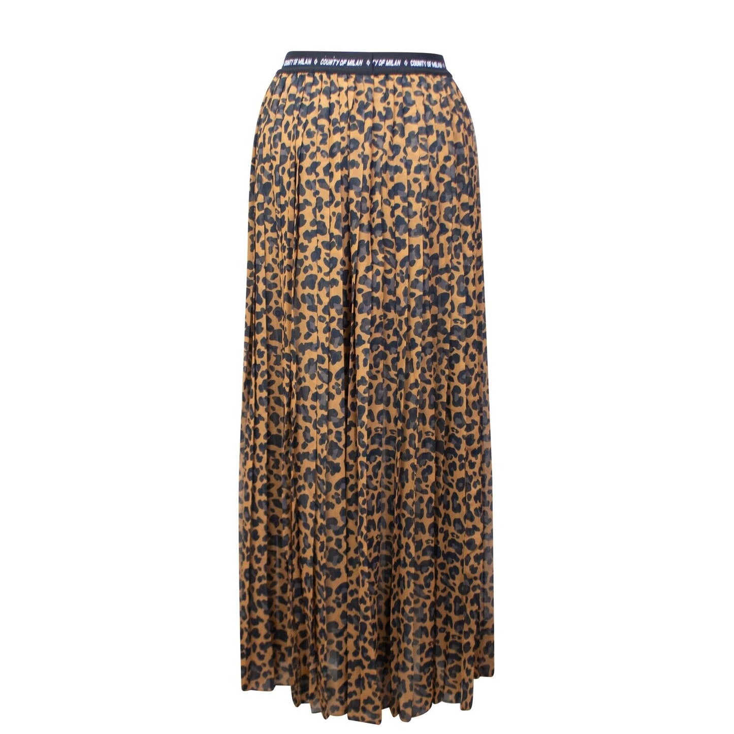 Marcelo Burlon County Leopard Long Skirt - Brown