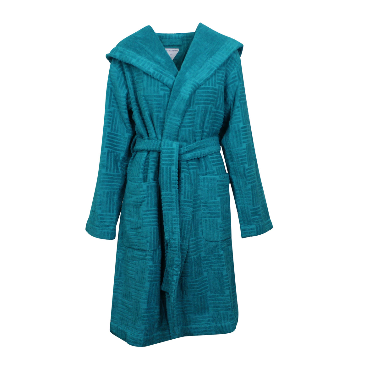 Bottega Veneta Patterned Bathrobe - Teal – 1nventory