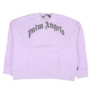 Palm Angels Logo Crewneck - Purple