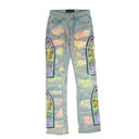 Multicolored Fusion Denim Jeans