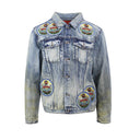 Indigo Acid Sphere denim Jacket