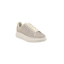 White/Silver Studded Sneakers