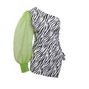 Roberto Sanchez Tongolele Dress Zebra - Green