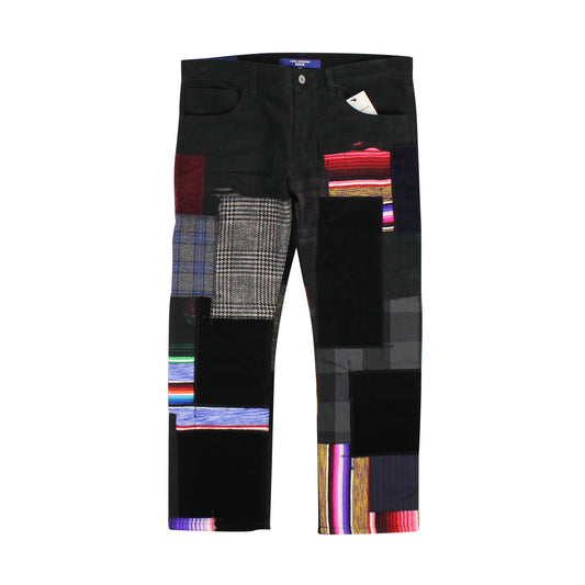 Junya Watanabe X Cdg Patchwork Corduroy Pants - Black