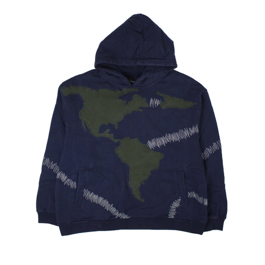 Who Decides War Pangia Hooded Pullover - Indigo