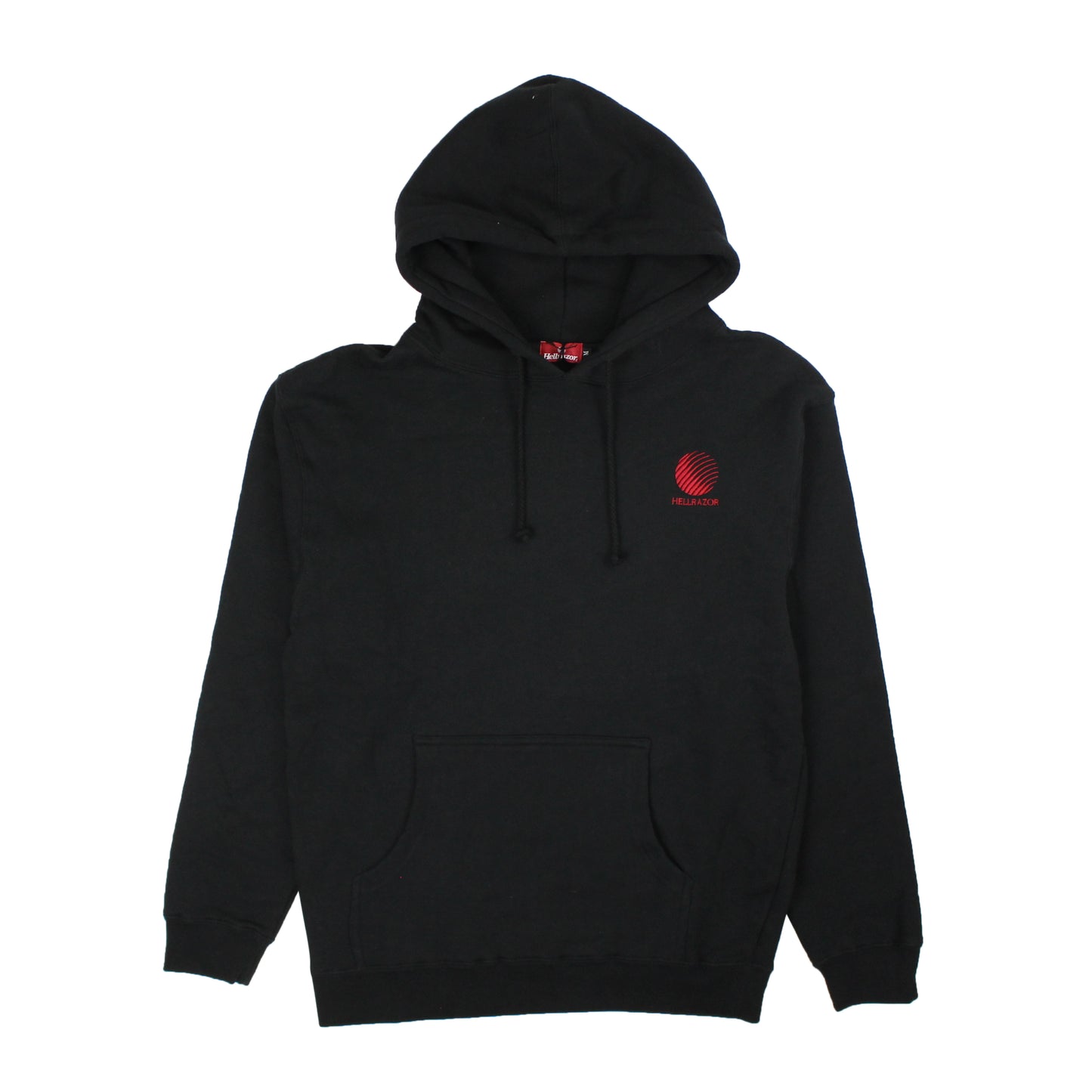 Hellrazor Logo Embroidered Pullover Hoodie - Black