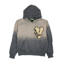 Grey Vert Patch Cotton Hoodie