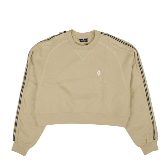 Marcelo Burlon Atmosphera Open Side Crewneck - Beige