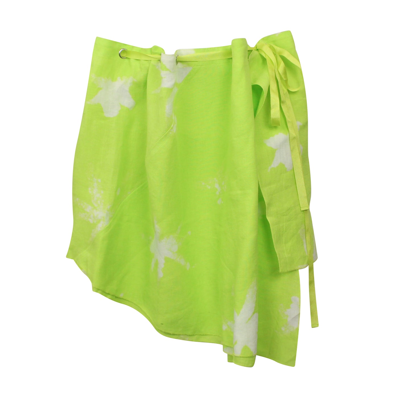 Helenamanzano Anenome Wrap Skirt - Lime