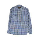 Freeman'S Sporting Club Checkered Casual Long Sleeve Shirt - Blue