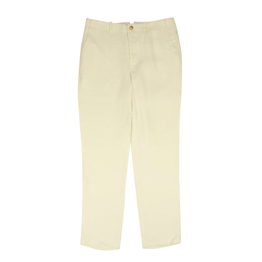 Freeman'S Sporting Club Tailored  Linen Trousers - White