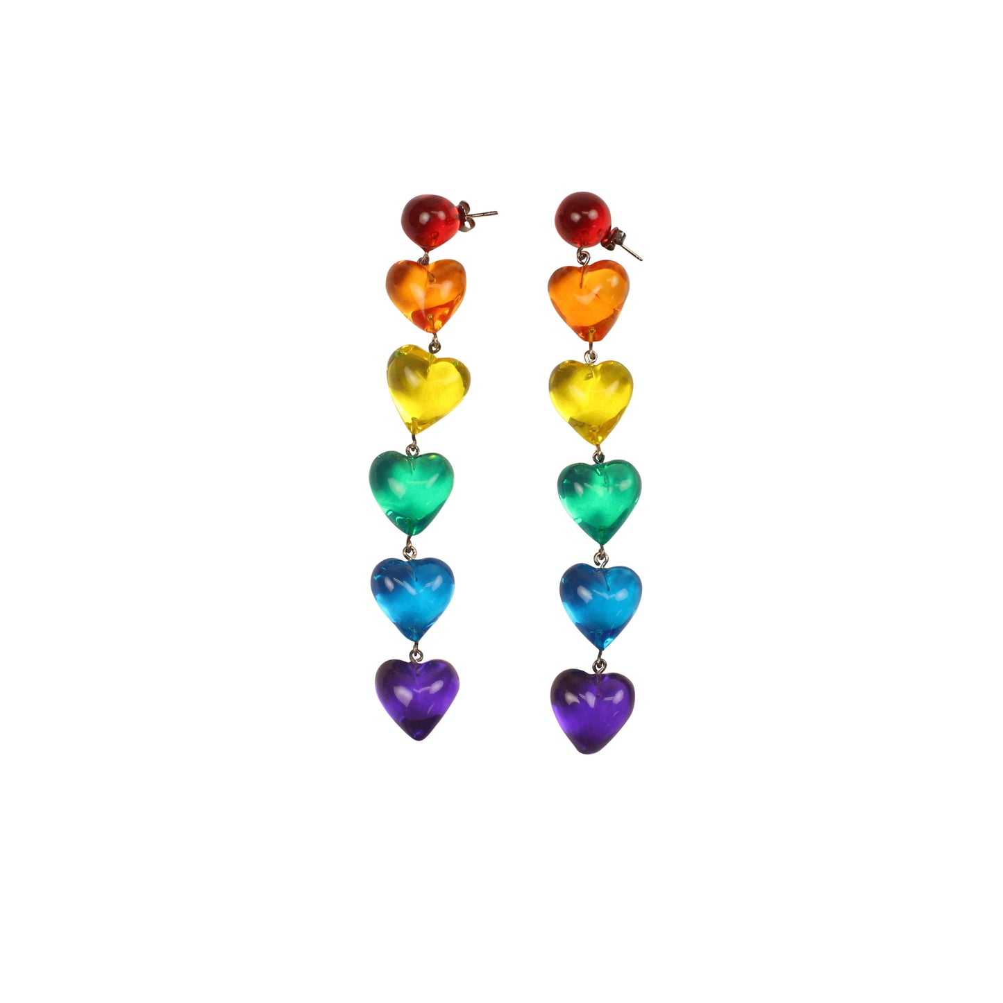 Resin And Sterling S Tuza Love Is Love Earrings -Delete