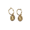 TUZA JACKPOT MARY EARRINGS - 14K YELLOW GOLD
