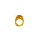 Handmade Resin Yello Tuza Patchouli Resin Ring -Delete