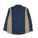 Opening Ceremony X Dickies 1922 Contrast Leopard Print Shirt - Navy